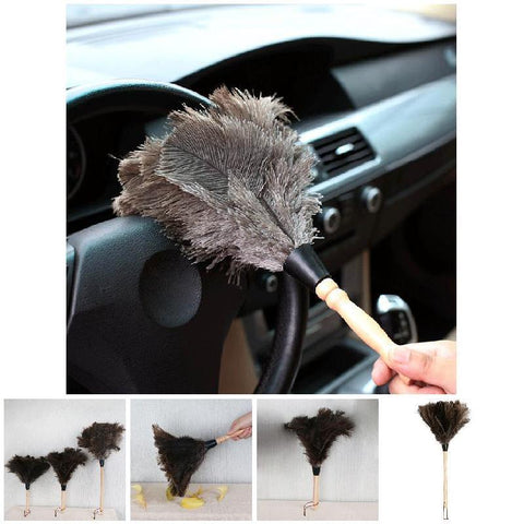 Wooden Handle Anti-static Dust Removal Dusters-HA01087-Veeddydropshipping