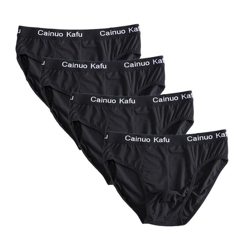 Male Solid Briefs Underpants for Men Brief Panties Mens Bikini-MF01635-Veeddydropshipping