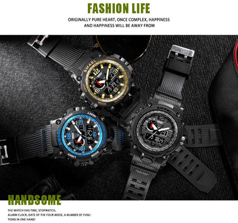 Men Sports Watches Dual Display Analog Digital -JW00773-Veeddydropshipping