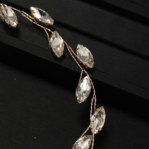 Headbands Wedding Handmade Crystal Women Hair Jewelry  -JW00509-Veeddydropshipping