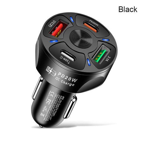 4 Ports Dual USB Type-C PD 38W/20W-PA01157-Veeddydropshipping