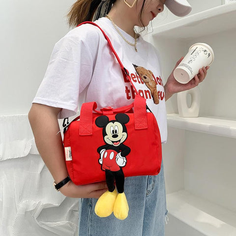 Cartoons Mickey Mouse Nylon Bag Women Messenger Bag Cute Anime-BS00139-Veeddydropshipping