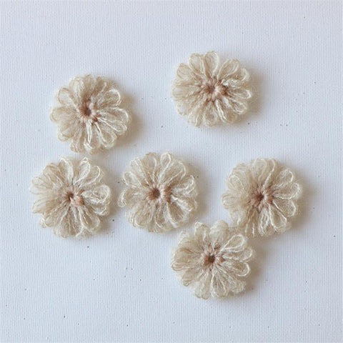 Knitting Flower Applique Patches DIY Craft-HA00049-Veeddydropshipping