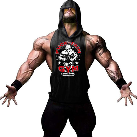 Sleeveless Gym Shirt Bodybuilding Fitness Muscle-MF00092-Veeddydropshipping
