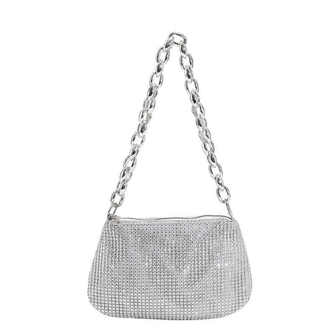Shiny Crystal Female Dinner Party Wedding Purses Handbag-BS00227-Veeddydropshipping