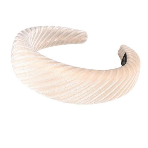 Ladies Padded Velvet Hair Band Accessories-WF01078-Veeddydropshipping