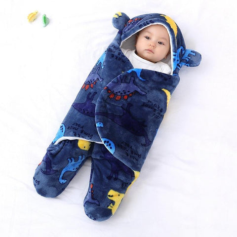 0-9 Months Baby Cocoon for Newborns Winter Warm Flannel Soft Baby Sleeping-TB00700-Veeddydropshipping