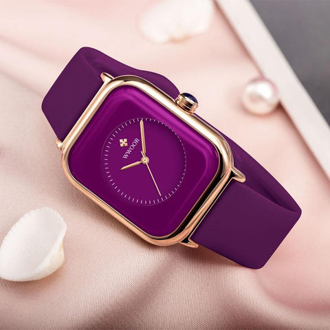 Luxury Fashion Square Quartz Wristwatch Waterproof -JW00952-Veeddydropshipping