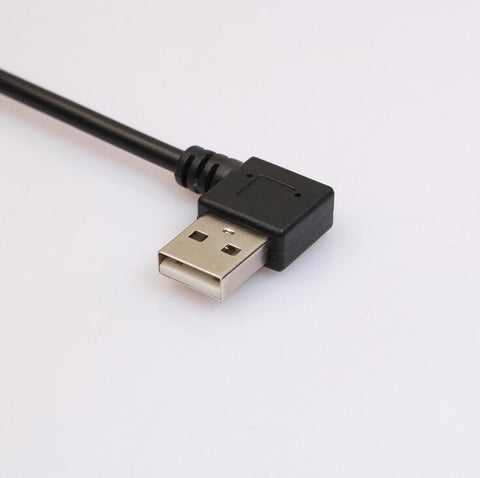 White Up Down Left Right Angled 90 Degree USB Micro USB Male to USB Male Data-CE00221-Veeddydropshipping