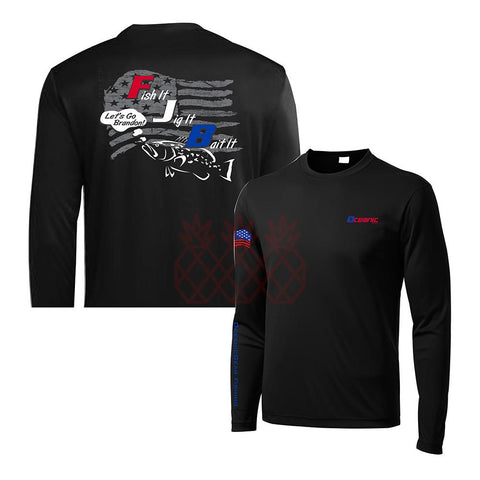 Oceanic Fishing Jersey Long Sleeve Sun Protection Breathable Performance Fishing -OS00506-Veeddydropshipping