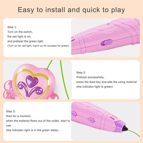 3D Printing Pen With Filament-CO01274-Veeddydropshipping
