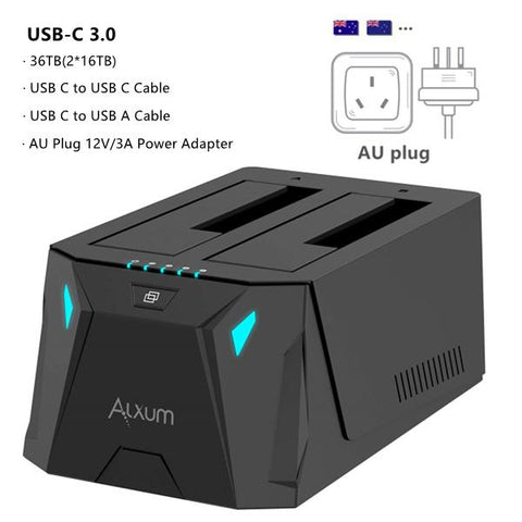 Dual Hard Drive Docking Station-CO00953-Veeddydropshipping