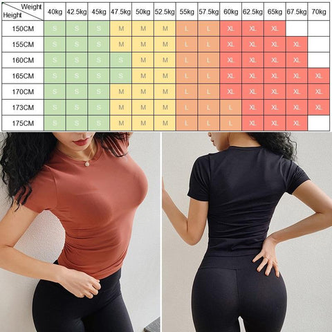 Cloud Hide Women Yoga Shirts Solid Sport Crop Top Fashion T Shirt Gym Workout T-shirts -OS00744-Veeddydropshipping