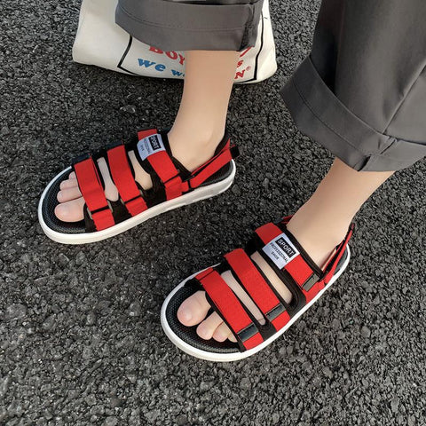 fashion outside wear couples a word flip-flops-BS01459-Veeddydropshipping
