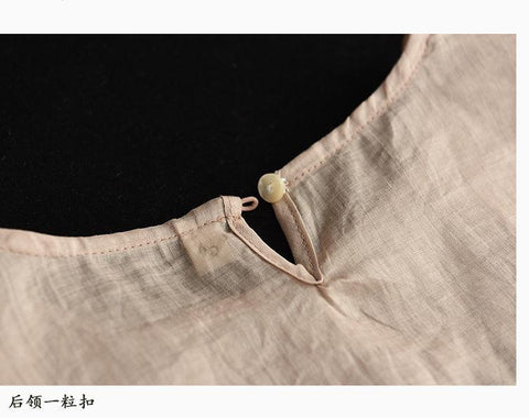Arts Style Vintage Embroidery Women Loose Sleeveless Tops-WF00329-Veeddydropshipping