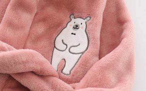 Kids Bathrobe for Girl Children Clothing Girl Flannel Bath Robe Clothes Boy-TB01045-Veeddydropshipping