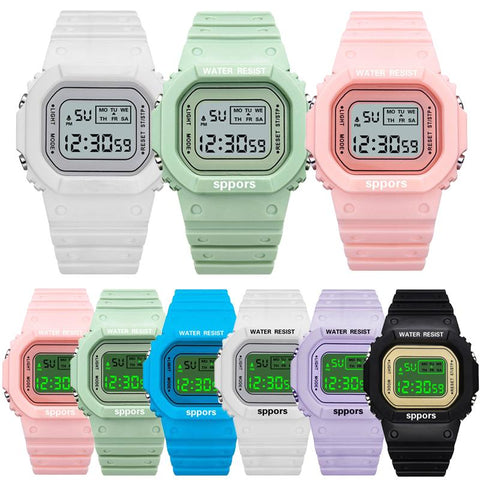transparent Digital Sport Watches Clock Children Wristwatch-JW01152-Veeddydropshipping
