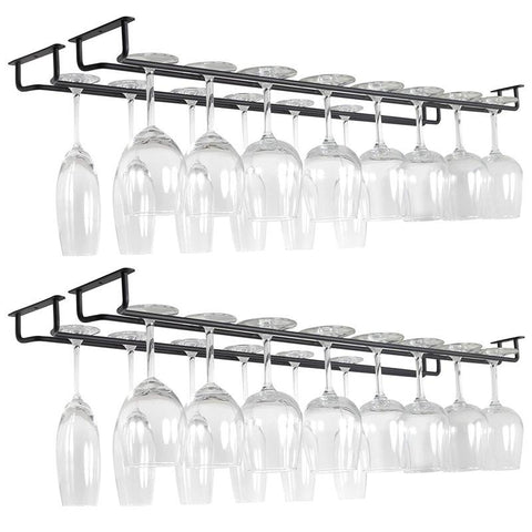 Under Cabinet Wine Glass Rack-HA00908-Veeddydropshipping