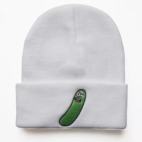 Embroidery Girls Boys Hip-Hop Warm Knitted Skullies-MF00907-Veeddydropshipping