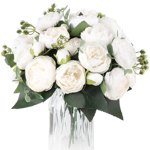 Peony Artificial Flowers Bouquet Fake Flowers-HA00254-Veeddydropshipping