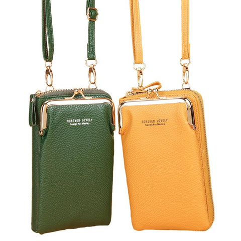 Women Mini Matte Leather Shoulder Messenger Bag Clutch Bolsas Ladies-BS00108-Veeddydropshipping