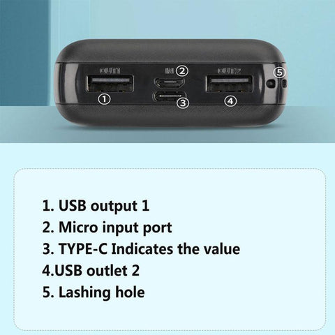 Xiaomi 10000mah Power Bank Non-sleep Standby Battery Ups Uninterruptible 5v/3a Small-PA00484-Veeddydropshipping