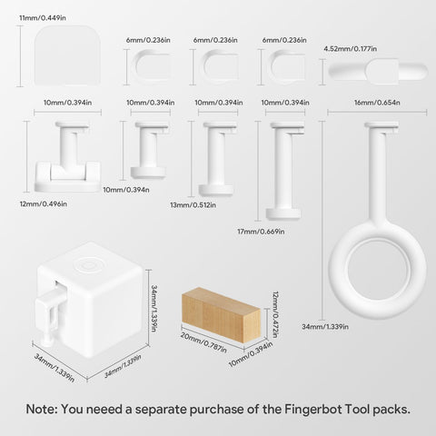 LINKOZE Fingerbot Plus Smart Bluetooth Fingerbot Plus Switch Bot Knop-TI01117-Veeddydropshipping