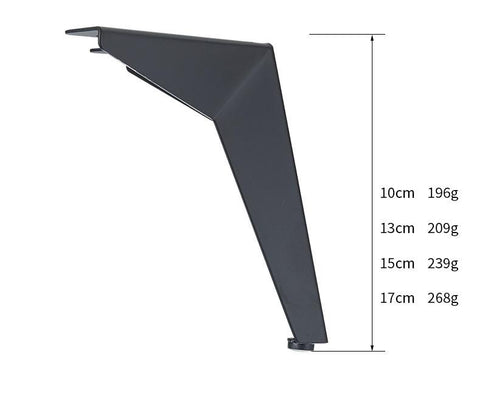 Rhombic metal hardware Furniture Feet-HA01724-Veeddydropshipping