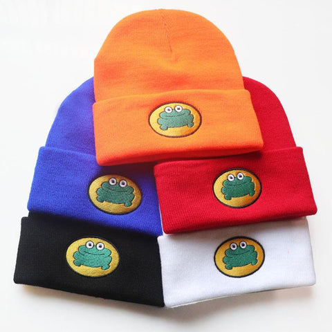 Embroidery Skullies Beanie Winter Autumn Winter-MF00972-Veeddydropshipping