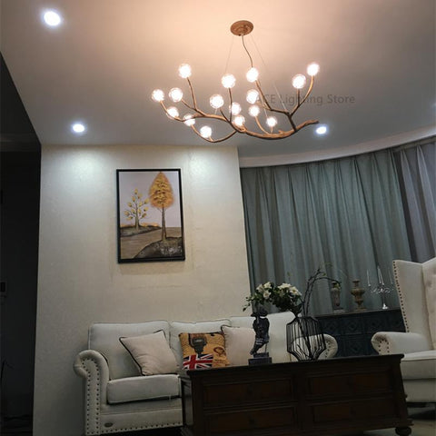 Glass Bubble Led Pendant Chandelier-TI00415-Veeddydropshipping