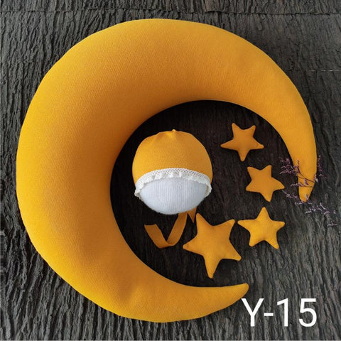 Creative Newborn Photography Theme Moon star poseing pillow props Photo-TB00461-Veeddydropshipping