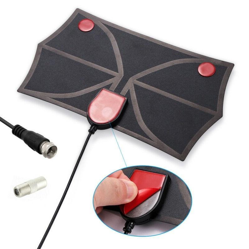 New Indoor Digital HDTV Antenna TV 500 Miles Radius Amplifier DVB-T2 -CE00896-Veeddydropshipping