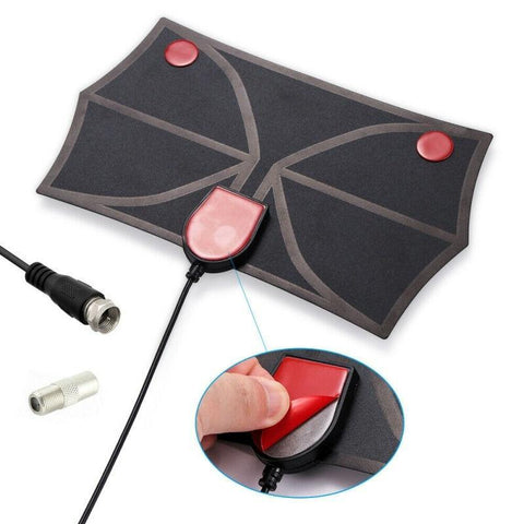 New Indoor Digital HDTV Antenna TV 500 Miles Radius Amplifier DVB-T2 -CE00896-Veeddydropshipping