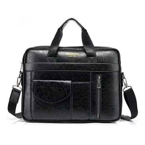 Laptop Business Travel Bags Handbags Leather-BS00427-Veeddydropshipping