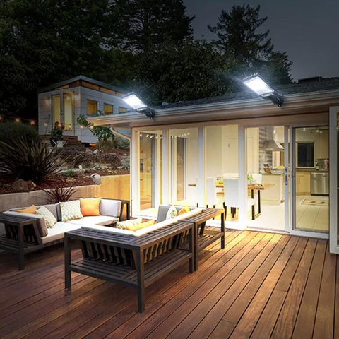 LED Solar Lamp Outdoor Waterproof Motion Sensor Wall Lamp with 3 Modes-TI00804-Veeddydropshipping