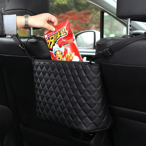 hanging bag blocking storage Seat compartment Car storage net-AM01316-Veeddydropshipping