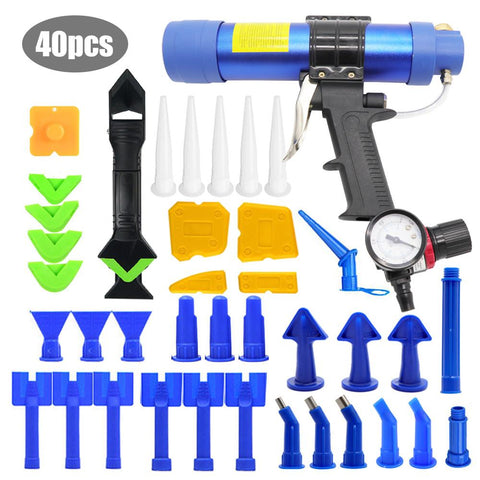 Adjustable Pneumatic Glass Glue Gun Air Rubber Toolbox-TI00011-Veeddydropshipping