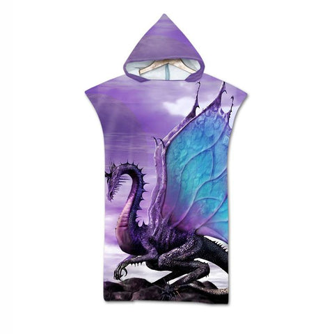Hot Sale Customizable Microfiber Quick-drying Beach Towel Hooded  Absorbent -OS00242-Veeddydropshipping