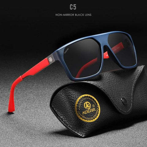 Original Brand KDEAM Long-Lasting TR90 Material Men&#39;s Polarized Sunglasses -OS00425-Veeddydropshipping