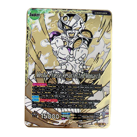 New Dragon Ball  Gold Card  Anime Super Saiyan Series Signature Metal Card-TB01604-Veeddydropshipping