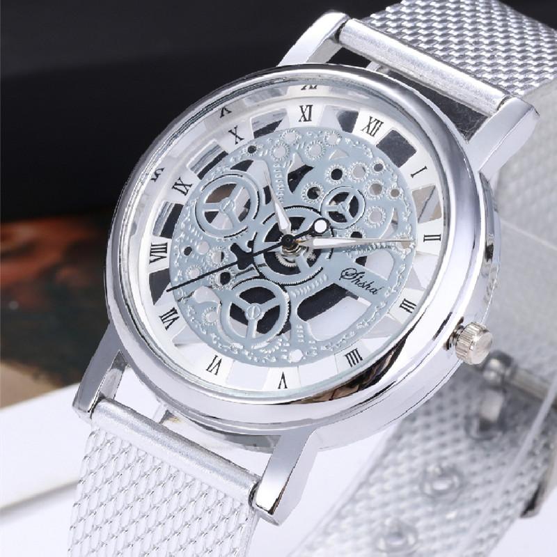 Luxury Stainless Steel Quartz Sport Plastic Band Dial Wristwatch-JW01131-Veeddydropshipping