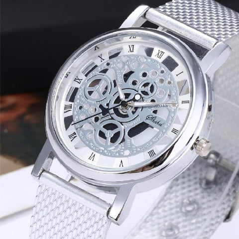 Luxury Stainless Steel Quartz Sport Plastic Band Dial Wristwatch-JW01131-Veeddydropshipping