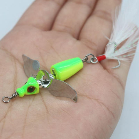 Fishing Propeller Lure Noisy Spinner Bait 360 Degree Rotation Pure Copper Sequins -OS00467-Veeddydropshipping