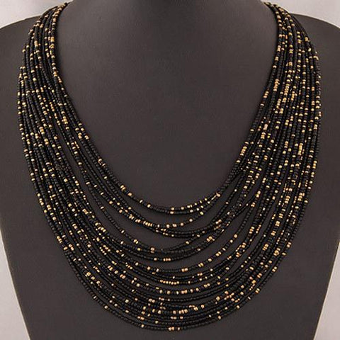 Beads Jewelry Sets Bohemia Bangles Fashion Necklace New Jewelry Set -JW00221-Veeddydropshipping