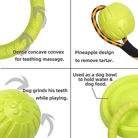 Pet Flying Discs Dog Training Ring Puller-HA01971-Veeddydropshipping
