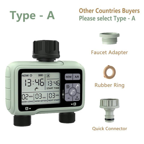 Super Timing System 2-Outlet Water Timer-HA01527-Veeddydropshipping