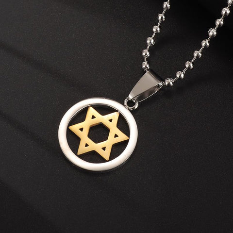 Pendant  Fashion Two Tone Stainless Steel Necklace  Jewelry Gift -JW00264-Veeddydropshipping