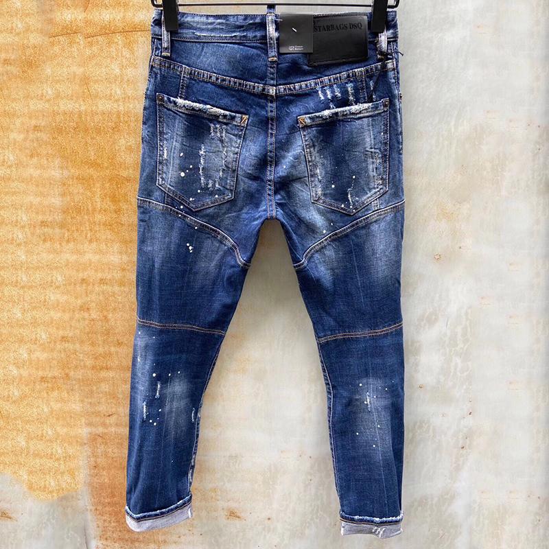 Wash, worn patches, paint, hand stitches-MF00610-Veeddydropshipping