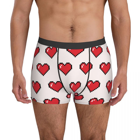 Art Boxer Briefs Shorts Panties Polyester Underwear Male-MF01439-Veeddydropshipping