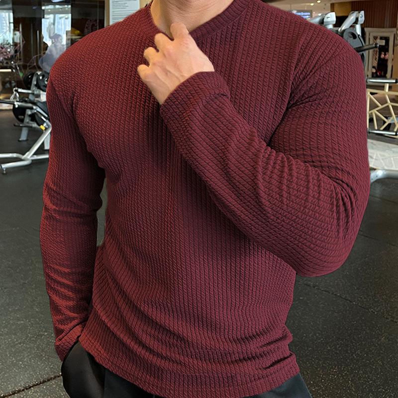Spring and Autumn T-shirt Men's Shirt Loose Top Street Clothing T-shirt-Veeddydropshipping